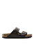 Birkenstock Koyu Kahverengi Erkek Deri Terlik ARIZONA