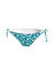 Calvin Klein Mavi - Beyaz Kadın Bikini Alt STRING SIDE TIE-PRINT KW0KW024860G1