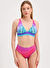 Zeki Çok Renkli Kadın Bikini Takım B.1036-24