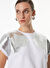 Fabrika Beyaz Kadın Basic Baskılı T-Shirt F4WL-TST0119 