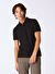 Limon Siyah Erkek Basic Düz Polo T-Shirt L4WM-TST9506 