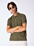 Limon Haki Erkek Basic Düz Polo T-Shirt L4WM-TST9506 