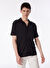 Gmg Fırenze Regular Fit Apaş Yaka Siyah Erkek Gömlek GU24MSS02206