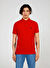 The Crow Düz Kırmızı Erkek Polo T-Shirt SUMMER POLO