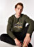 Jeep Haki Erkek Bisiklet Yaka Relaxed Baskılı Sweatshirt J4WM-SWT4446