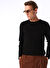 People By Fabrika Siyah Erkek Bisiklet Yaka Basic Kazak SPBF4WM-KZK5002