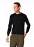 People By Fabrika Siyah Erkek Bisiklet Yaka Basic Kazak SPBF4WM-KZK5001