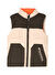 Discovery Expedition Bej Erkek Çocuk Dik Yaka Relaxed Fit Blok Desenli Puffer Yelek D4WB-YLK3009