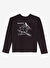 Discovery Expedition Siyah Erkek Çocuk Bisiklet Yaka Relaxed Baskılı T-Shirt D4WB-TST3140 