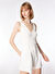 E 4.0 Design Studio x Fabrika Yüksek Bel Tailored Fit Kırık Beyaz Kadın Şort F4SL-SHT W37
