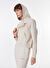Discovery Expedition Açık Bej Kadın Kapüşonlu Crop Nakışlı Sweatshirt D4WL-SWT3071