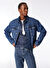 Karl Lagerfeld Jeans Lacivert Erkek  Regular Fit Denim Ceket 240D1404_KLJ REGULAR DENIM JACKET
