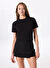 Fabrika Siyah Kadın Basic T-Shirt F4WL-TST0758