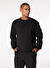 Duvetica Siyah Erkek Bisiklet Normal Düz Sweatshirt VUTR10541K0001_REGRESO R 