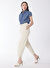 Mavi Ekru Kadın Regular Fit Pantolon M1010792-88005 DOKUMA PANTOLON 