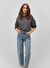 Mavi Gri Kadın Bisiklet Loose Fit Sweatshirt M1611770-86560 BİSİKLET YAKA SWEATS 