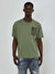 John Richmond Bisiklet Yaka Haki Erkek T-Shirt UMP24054TS