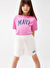 Mavi Baskılı Pembe Kız Çocuk T-Shirt M7610109-71033
