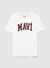Mavi Baskılı Kırık Beyaz Erkek T-Shirt M6610030-81964