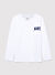 Mavi Beyaz Erkek Çocuk Baskılı T-Shirt M6610212-620 