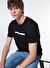 Mustang Siyah Erkek Relaxed Baskılı T-Shirt M4WM-TST-1419 