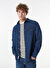 Mustang Koyu Mavi Erkek Gömlek Relaxed Yıkamalı Denim Gömlek M4WM-GML-1824 