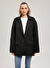 Mavi Gri Kadın Geniş Loose Fit Hırka M1710561-87829 DÜĞMELİ UZUN HIRKA 