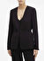 Calvin Klein Siyah Kadın V Standart Düz Blazer STRUCTURE TWILL SLIM BLAZER 