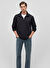 Mavi Siyah Erkek Dik Regular Fit Düz Sweatshirt M0S10252-900_YARIM FERMUARLI SWEATS 