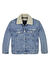 Calvin Klein Mavi Erkek Çocuk Düz Denim Ceket IB0IB022461A4 