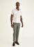 Go Signature Khaki   Yeşil Erkek Boru Paça Slim Fit Pantolon A4261-0011