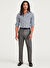 Signature Stain Defender Creased   Gri Erkek Boru Paça Slim Fit Pantolon A5209-0003