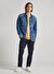 Pepe Jeans Mavi Erkek  Straight Fit Denim Ceket PM402886 000 LUKA STENCIL