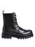 Calvin Klein Siyah Erkek Deri Bot LUGGED LACE ZIP BOOT OXF LTH
