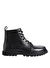 Calvin Klein Siyah Erkek Deri Bot EVA BOOT MID LACEUP UNFORM DRESS