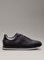 Calvin Klein Siyah Erkek Deri Sneaker LOW TOP LACE UP LTH HF
