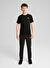 Puma Siyah Erkek Çocuk Düz T-Shirt 68180201-EVOSTRIPE Tee 