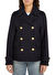 Tommy Hilfiger Lacivert Kadın Standart Düz Kaban YÜN BLEND DB PEACOAT 