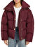 Tommy Hilfiger Bordo Kadın Dik Yaka Standart Fit Puffer Mont GOLD BUTTON DOWN JACKET