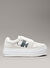 Calvin Klein Beyaz Kadın Deri - Kumaş Sneaker YW0YW016040GE