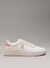 Calvin Klein Bej-Pembe Kadın Deri Sneaker YW0YW015850GH