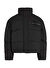 Calvin Klein Jeans Dik Yaka Nakışlı Siyah Kadın Puffer Mont CHENILLE MONOLOGO PUFFER