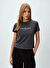 Calvin Klein Jeans Bisiklet Yaka Baskılı Siyah Kadın T-Shirt J20J224914BAN