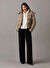 Calvin Klein Jeans Vizon Kadın Dik Yaka Standart Fit Puffer Mont MW DOWN SHORT PUFFER