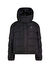 Calvin Klein Jeans Siyah Kadın Dik Yaka Standart Fit Puffer Mont MATTE MONOLOGO ND SHORT PUFFER