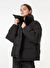 Calvin Klein Jeans Dik Yaka Puffer Siyah Kadın Mont RELAXED PUFFER