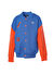 Hummel 921971-9821-HMLHALDOR BOMBER JACKET Mavi - Kırmızı Erkek Çocuk V Yaka Standart Fit Ceket