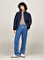 Tommy Jeans Lacivert Kadın Dik Yaka Standart Fit Puffer Mont TJW ESSENTIAL PUFFER EXT