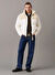 SHERPA PUFFER JACKET Dik Yaka Krem Erkek Mont J30J326091YBI 