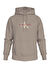 Calvin Klein Jeans Açık Kahve Erkek Kapüşon Relaxed Baskılı Sweatshirt J30J326875PCF DISTRESSED MONOLOGO 
